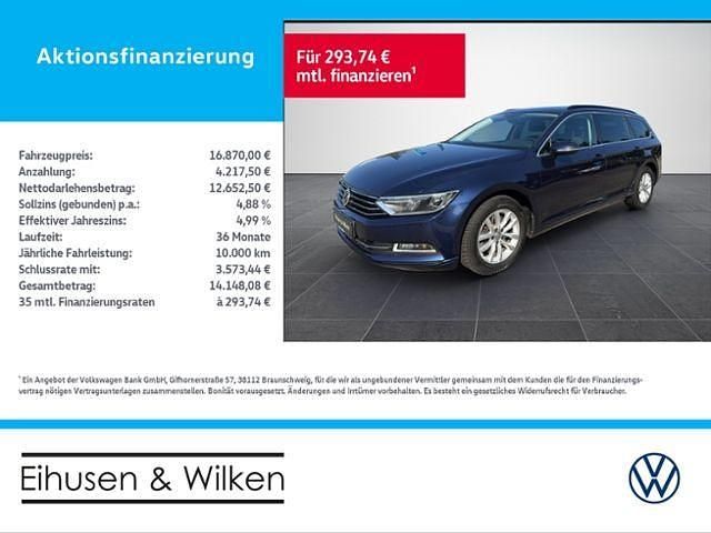 Blau Gebraucht 2017 VW Passat Comfortline Kombi | 16.870 € (Etwas zu teuer) - Bild 1/4