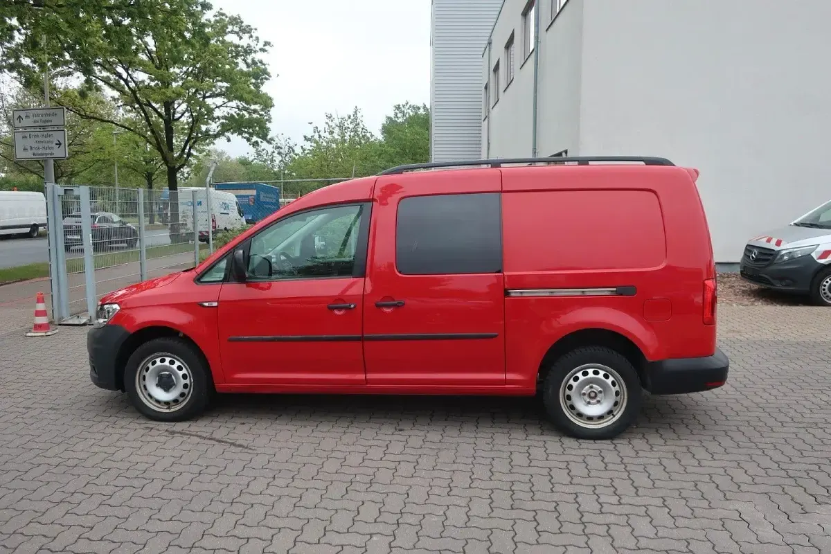 Brugt VW Caddy 122 HK (89 kW) 2017 Rød MPV