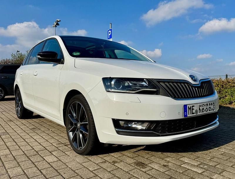 Gebraucht Skoda Rapid Style 116 PS (85 kW) 2018 Weiß Kleinwagen
