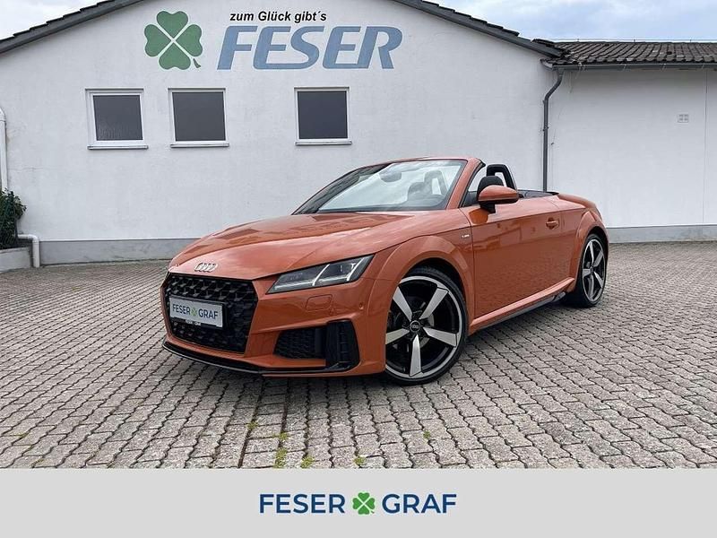 Pulsorange/verdeck schwarz Gebraucht 2022 Audi TT Roadster S-Line Cabrio | 35.890 € (Fairer Preis) - Bild 1/4