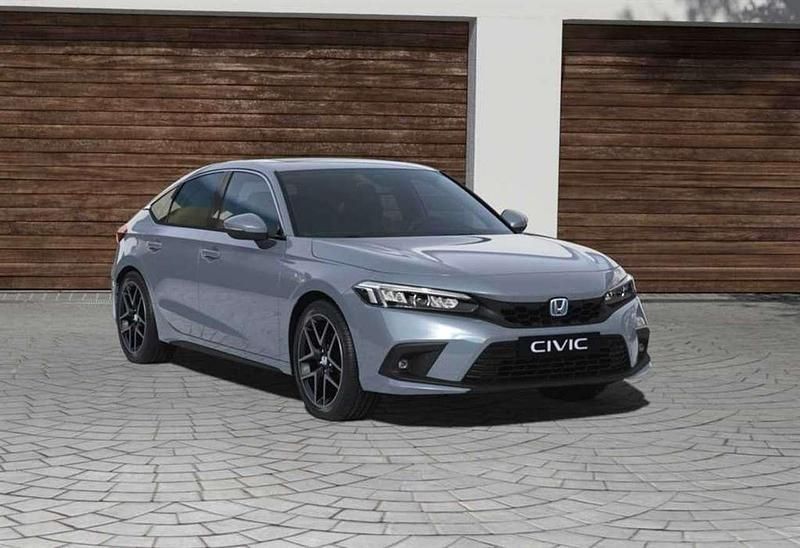 Sonic grey pearl Neu 2025 Honda Civic Advance Limousine | 36.480 € (Superpreis) - Bild 1/4