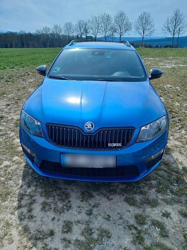 Gebraucht Skoda Octavia RS 184 PS (135 kW) 2014 Blau Kleinwagen