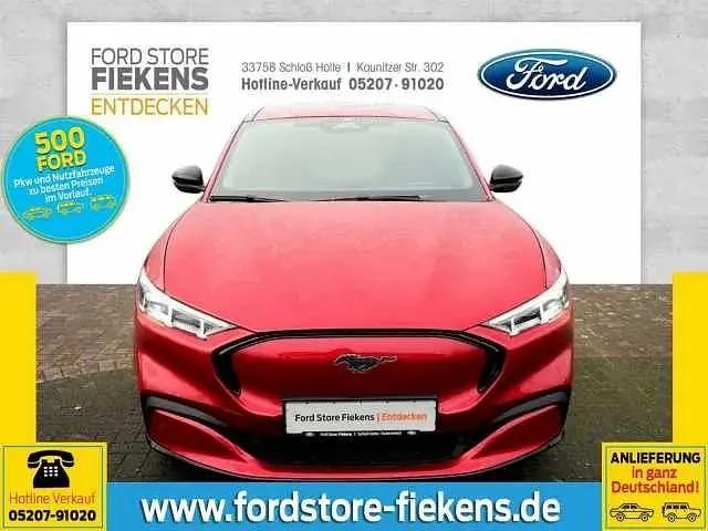 Rot metallic Gebraucht 2020 Ford Mustang Mach-E SUV | 35.500 € - Bild 1/3