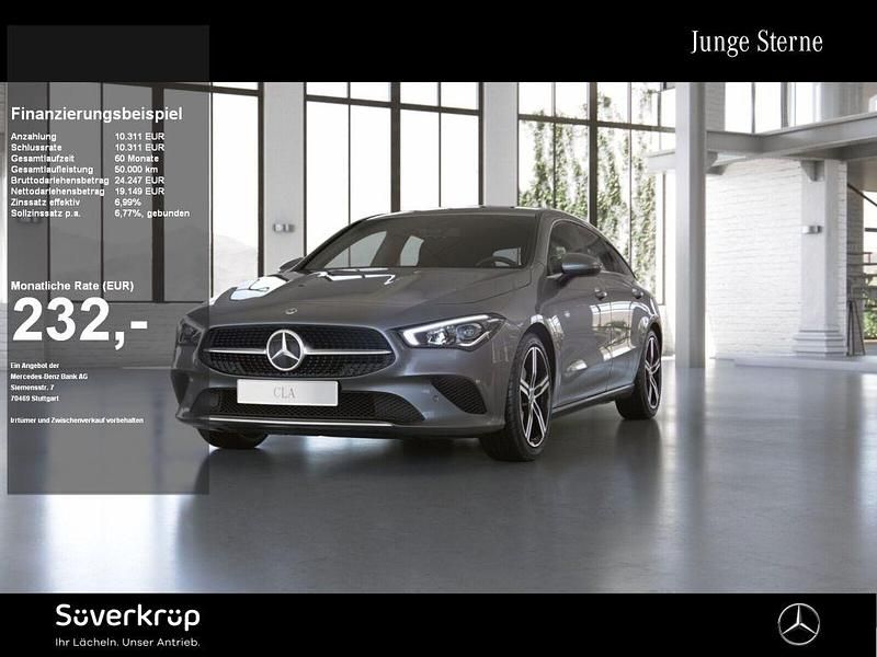 Grau Gebraucht 2023 Mercedes CLA250e Shooting Brake Progressive Kombi | 29.260 € (Fairer Preis) - Bild 1/4