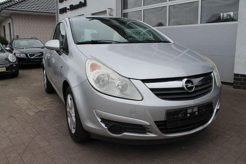Silber Gebraucht 2009 Opel Corsa Edition Kleinwagen | 999 € (Superpreis) - Bild 1/4