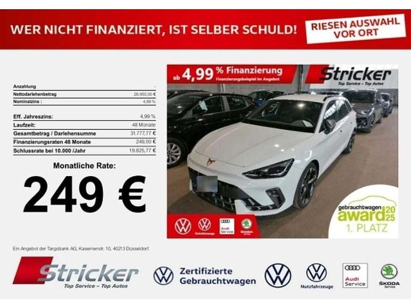 Gebraucht Cupra Leon 150 PS (110 kW) 2025 Glacial weiß metallic (metallic) Kombi