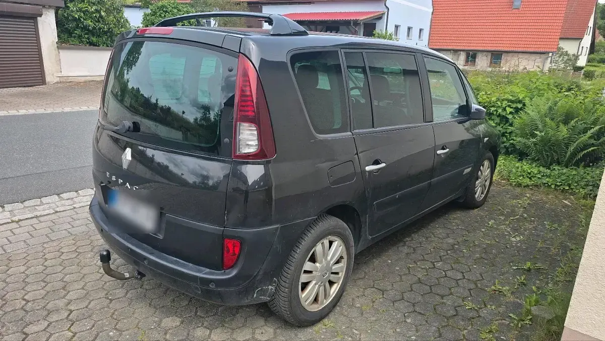 Gebraucht Renault Espace 173 PS (127 kW) 2008 Schwarz Van / Kleinbus