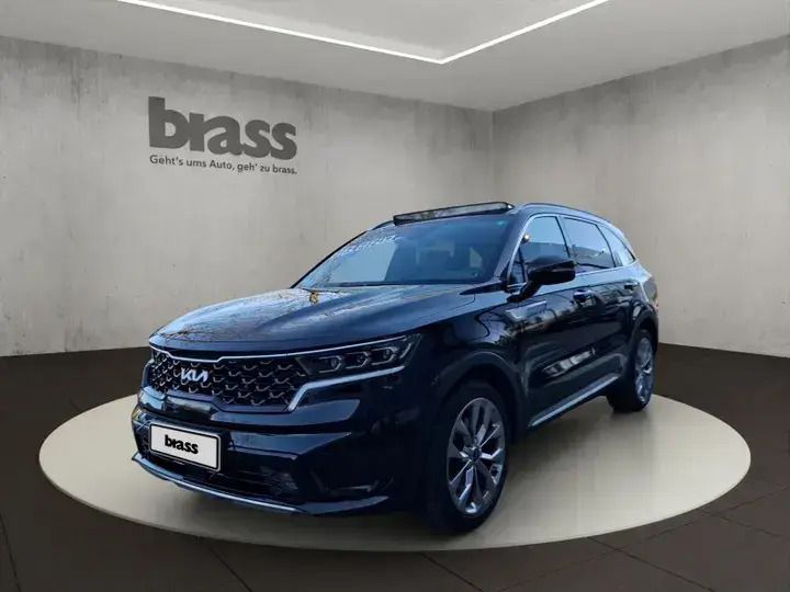(abp) aurora black pearl Gebraucht 2024 Kia Sorento Platinum SUV | 54.990 € (Teuer) - Bild 1/4
