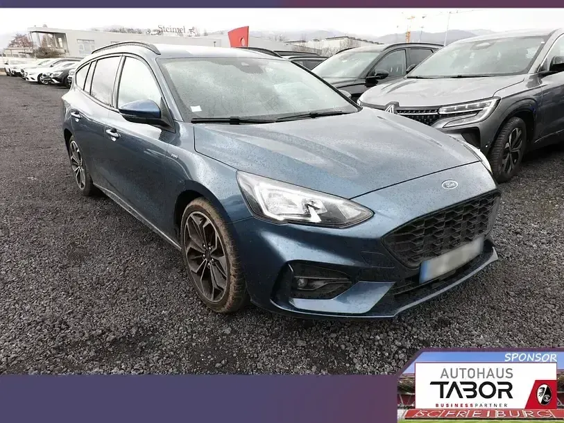Gebraucht Ford Focus ST-Line X 150 PS (110 kW) 2021 Blau metallic Kombi