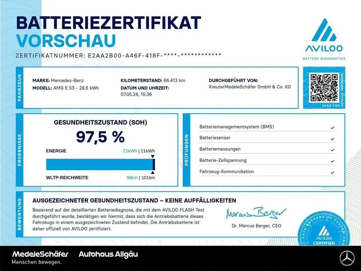 Gebraucht Mercedes E53 AMG Premium 585 PS (430 kW) 2025 lack graphitgrau Limousine