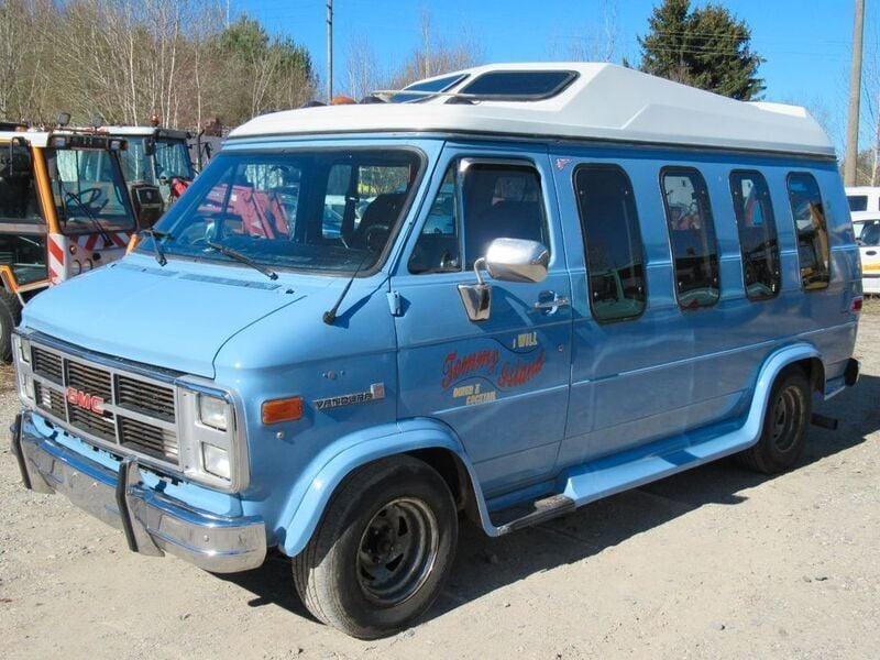 Blau Gebraucht 1991 GMC Vandura Van / Kleinbus | 5.450 € - Bild 1/4