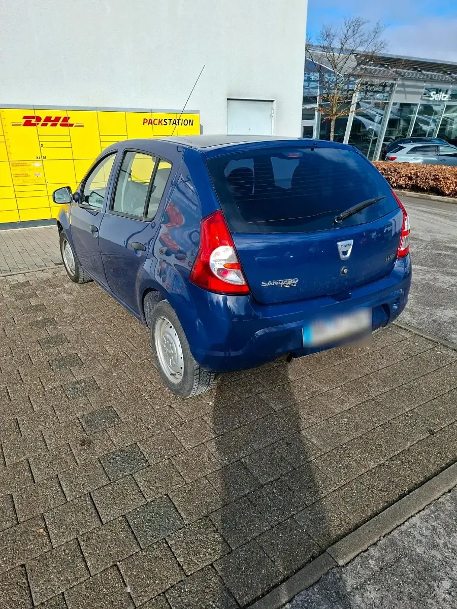 Gebraucht Dacia Sandero 80 PS (58 kW) 2009 Blau Kleinwagen