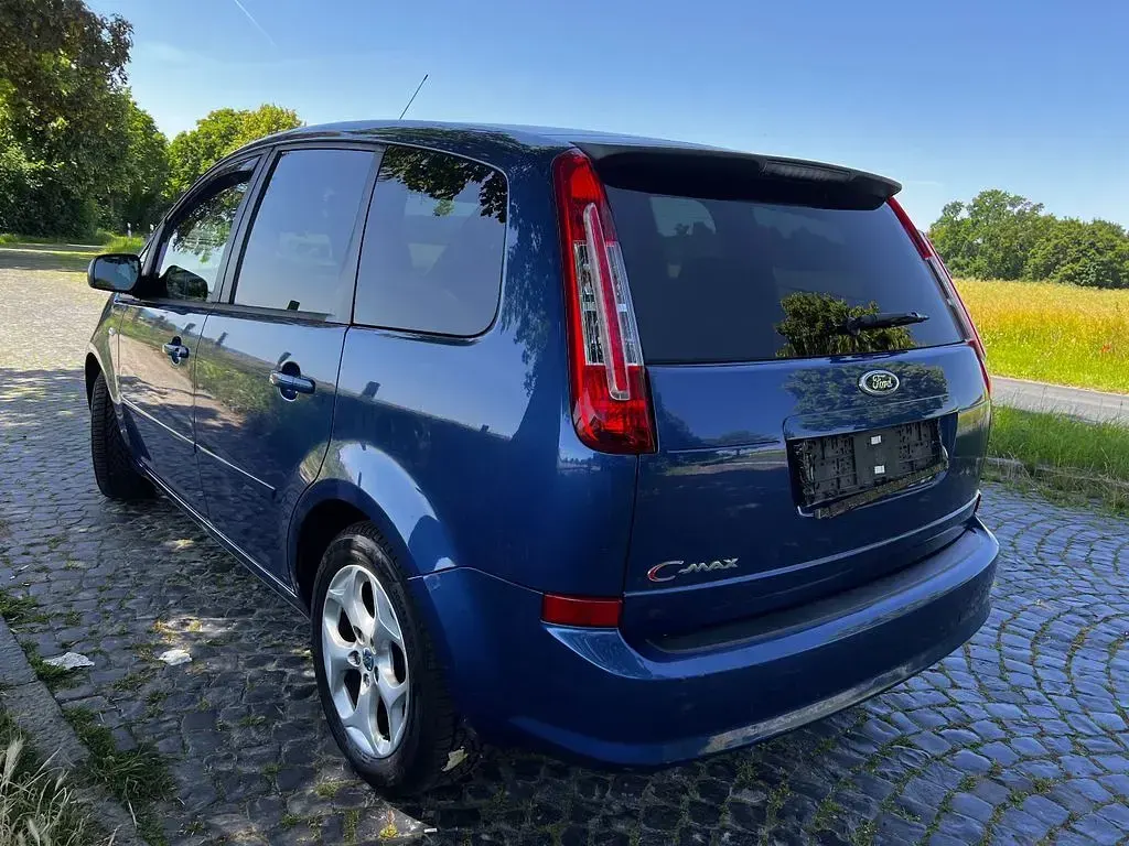 Gebraucht Ford C-MAX Style 101 PS (74 kW) 2010 Blau Van / Kleinbus
