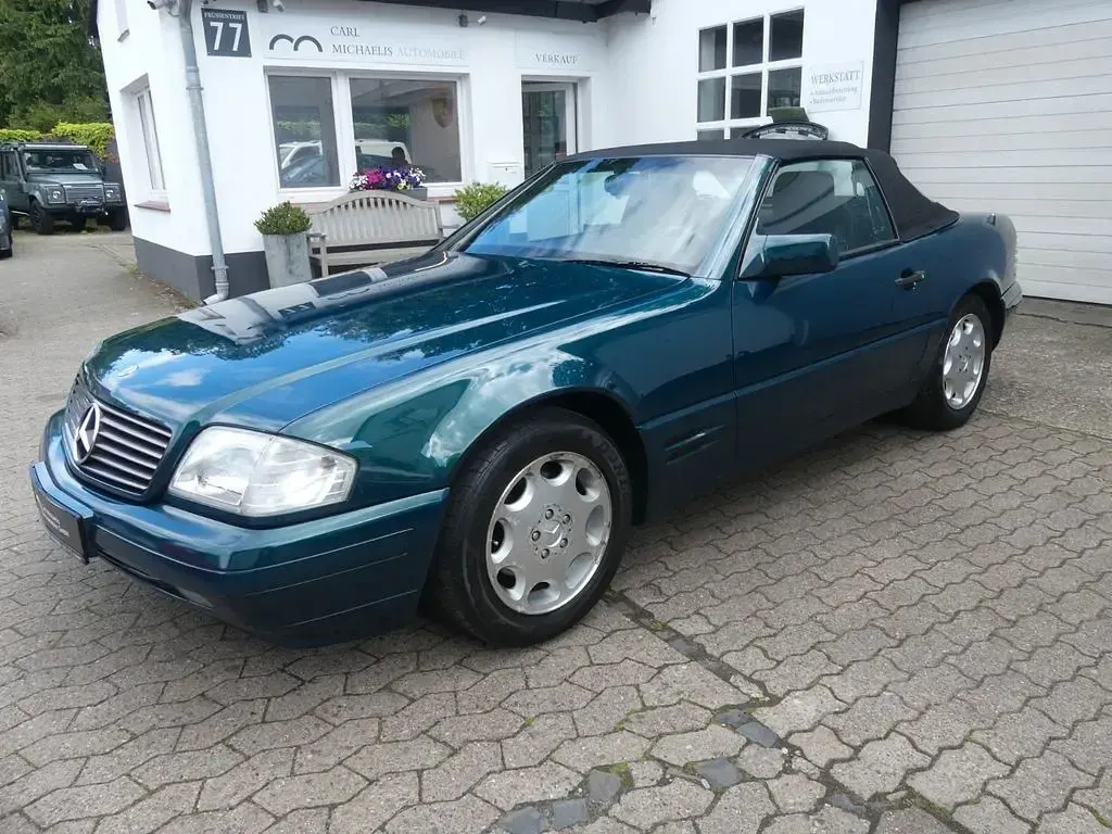 Gebraucht Mercedes SL320 231 PS (169 kW) 1996 Grün Cabrio