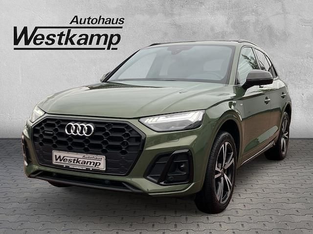 Distriktgrün metallic Gebraucht 2022 Audi Q5 S-Line SUV | 36.830 € (Superpreis) - Bild 1/4