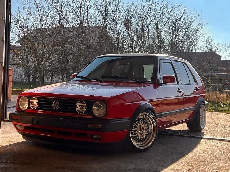 Rot Gebraucht 1990 VW Golf II Kleinwagen | 11.999 € - Bild 1/4