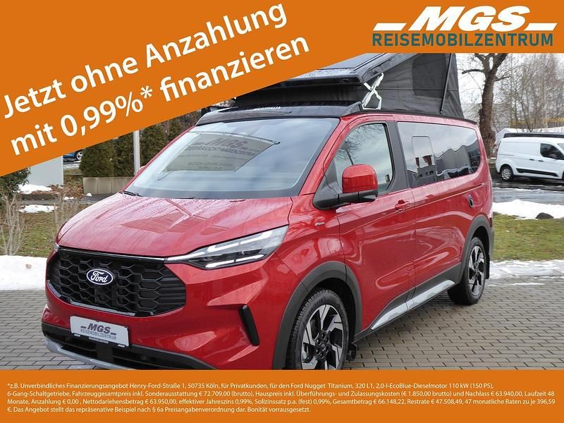 Neu Ford Tourneo Custom Active 170 PS (125 kW) 2025 Artisan red metallic Van