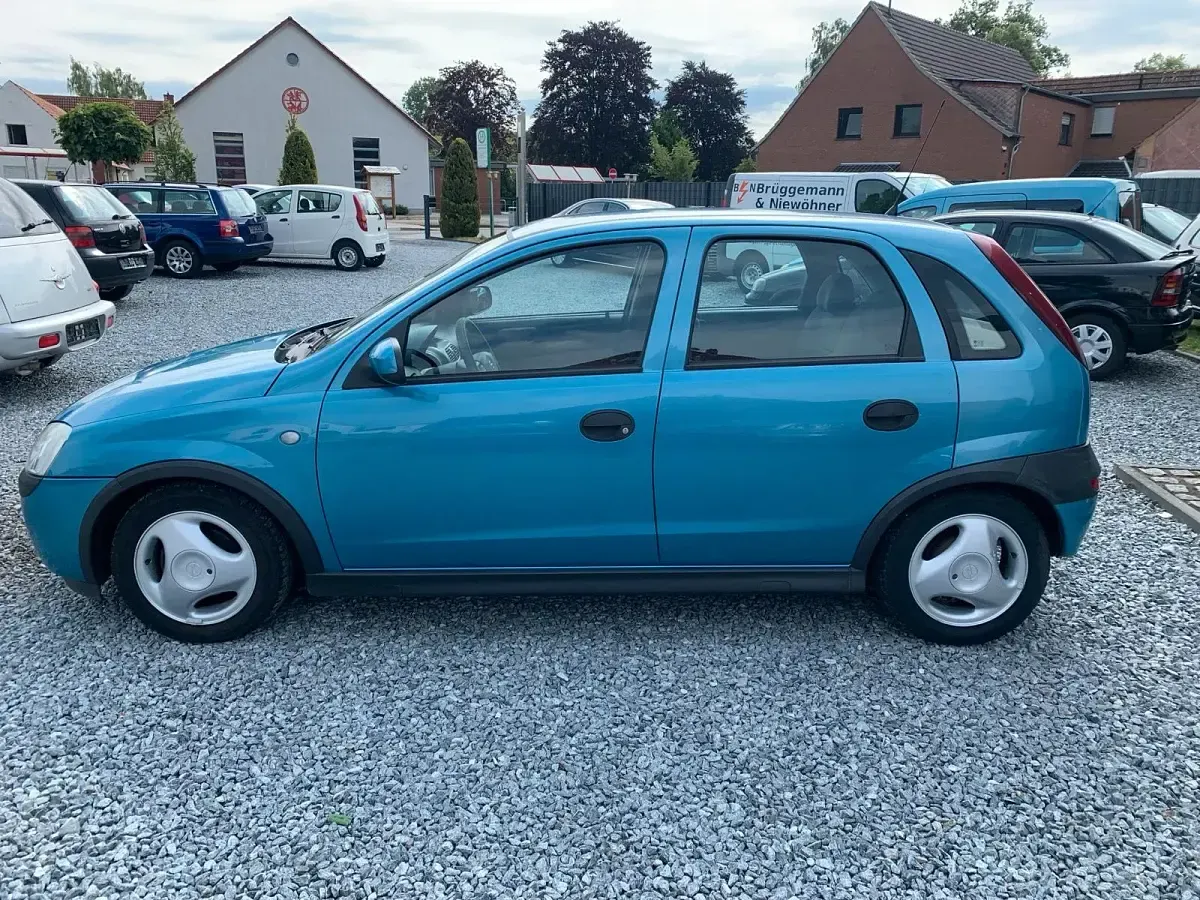 Gebraucht Opel Corsa 60 PS (44 kW) 2002 Blau Kleinwagen
