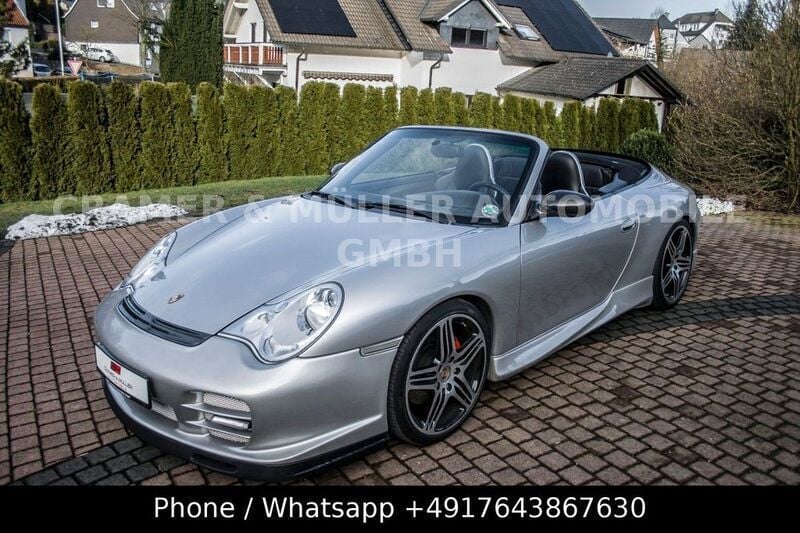 Silber Gebraucht 2004 Porsche 996 Cabrio | 46.999 € (Superpreis) - Bild 1/4