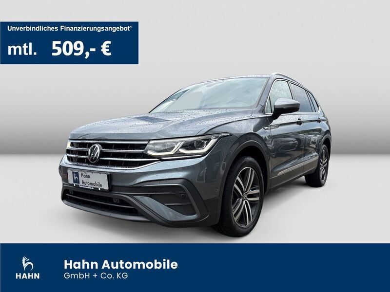 Grau Gebraucht 2022 VW Tiguan Allspace Life SUV | 31.740 € (Etwas zu teuer) - Bild 1/2