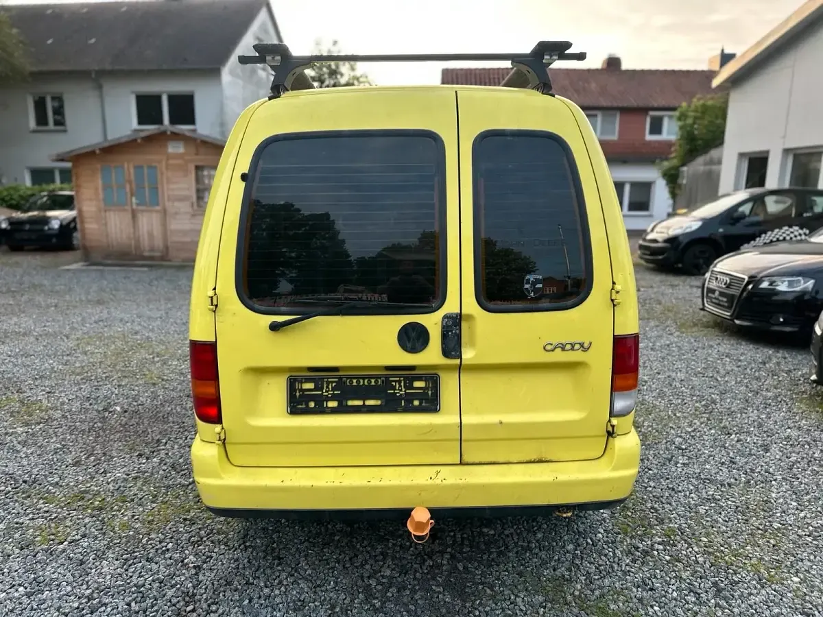 Gebraucht VW Caddy 75 PS (55 kW) 2001 Gelb Van / Kleinbus