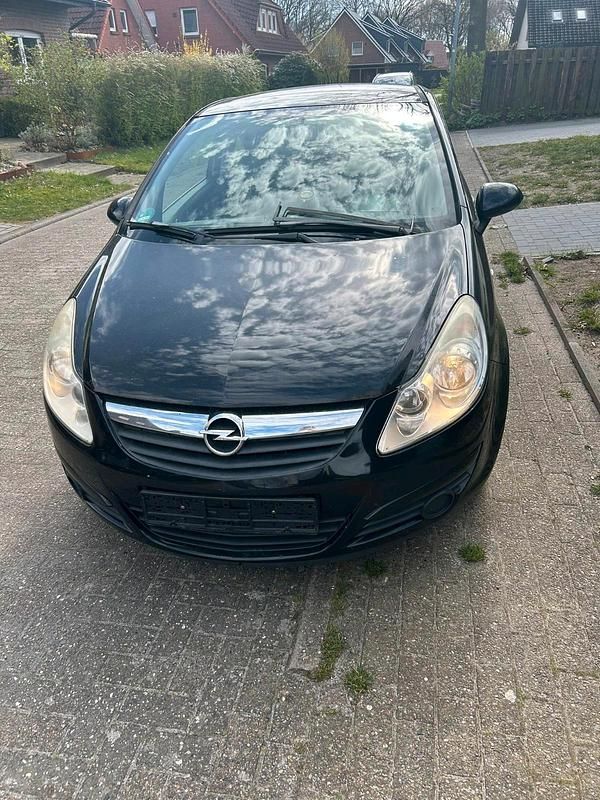 Gebraucht Opel Corsa 2008 Schwarz Kleinwagen