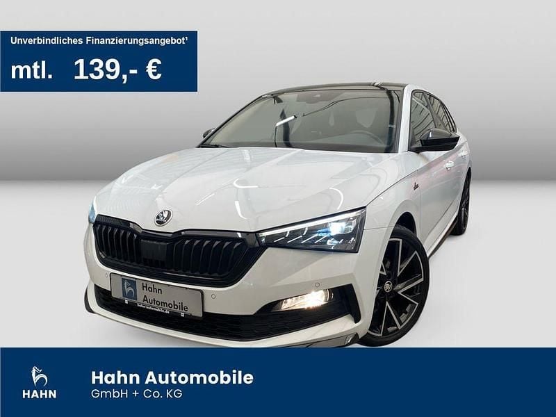 Moonweiss metallic Gebraucht 2021 Skoda Scala Monte Carlo Kleinwagen | 18.999 € (Fairer Preis) - Bild 1/3