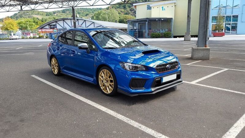 Blau Gebraucht 2018 Subaru WRX STI Limousine | 57.900 € (Teuer) - Bild 1/4