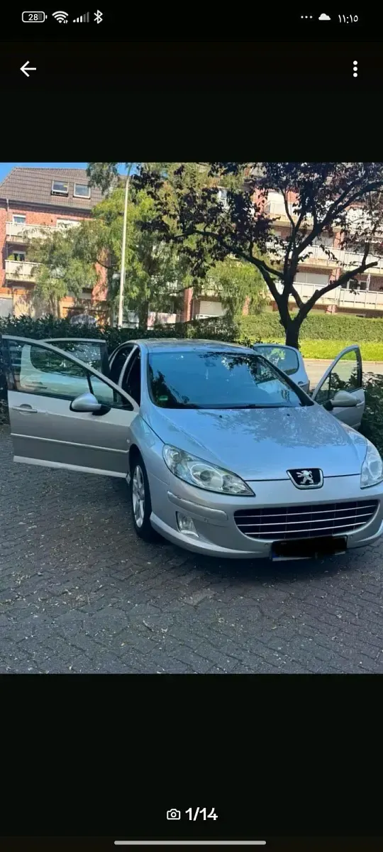 Gebraucht Peugeot 407 140 PS (102 kW) 2009 Silber Limousine
