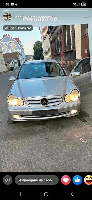 Silber Gebraucht 2003 Mercedes C180 Kombi | 900 € (Guter Preis) - Bild 1/4