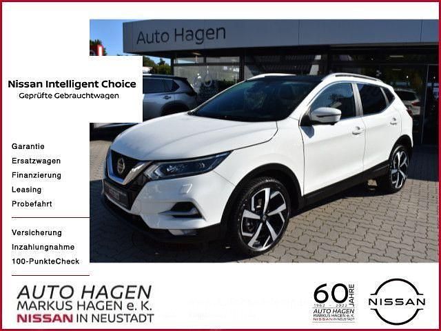 Weiß Gebraucht 2018 Nissan Qashqai Tekna SUV | 18.900 € (Teuer) - Bild 1/4