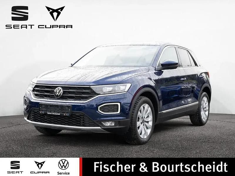 Blau Gebraucht 2021 VW T-Roc Sport SUV | 23.980 € (Fairer Preis) - Bild 1/4