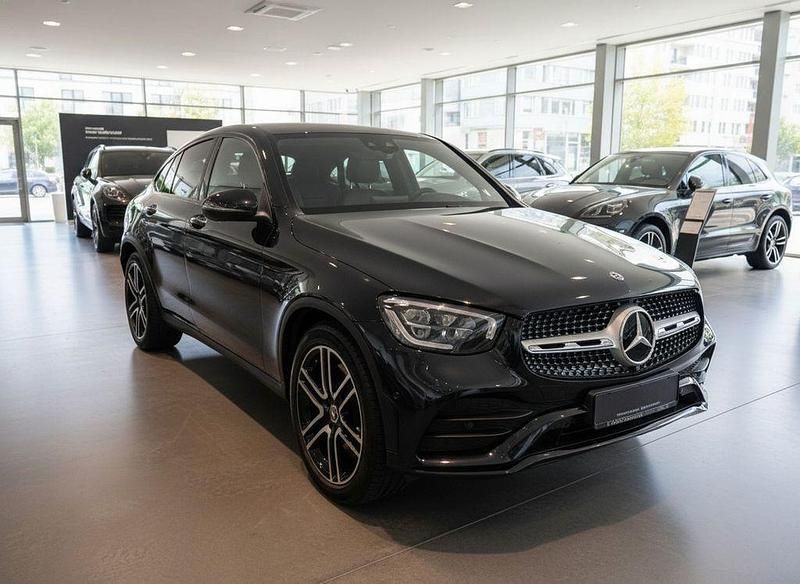Schwarz Gebraucht 2024 Mercedes GLC300 AMG Coupé | 55.300 € (Superpreis) - Bild 1/4