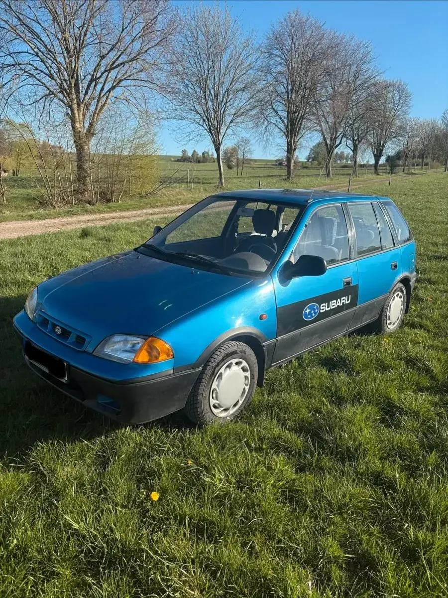 Gebraucht Subaru Justy 68 PS (50 kW) 1998 Blau Kleinwagen