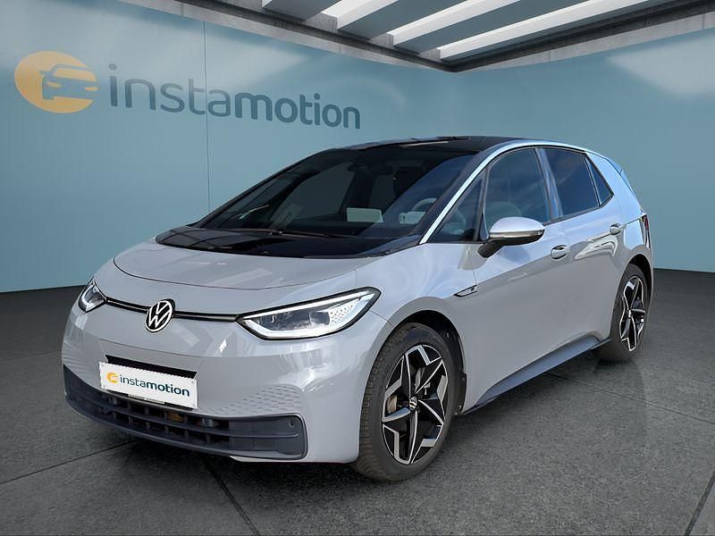 Grau Gebraucht 2021 VW ID.3 Pro Kleinwagen | 21.149 € (Guter Preis) - Bild 1/4