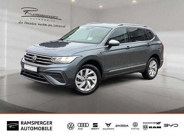 Gebraucht VW Tiguan Allspace Life 200 PS (147 kW) 2022 Grau (2r platinum grey metallic) SUV