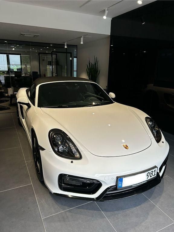 Weiß Gebraucht 2016 Porsche Boxster GTS Cabrio | 76.981 € (Superpreis) - Bild 1/4