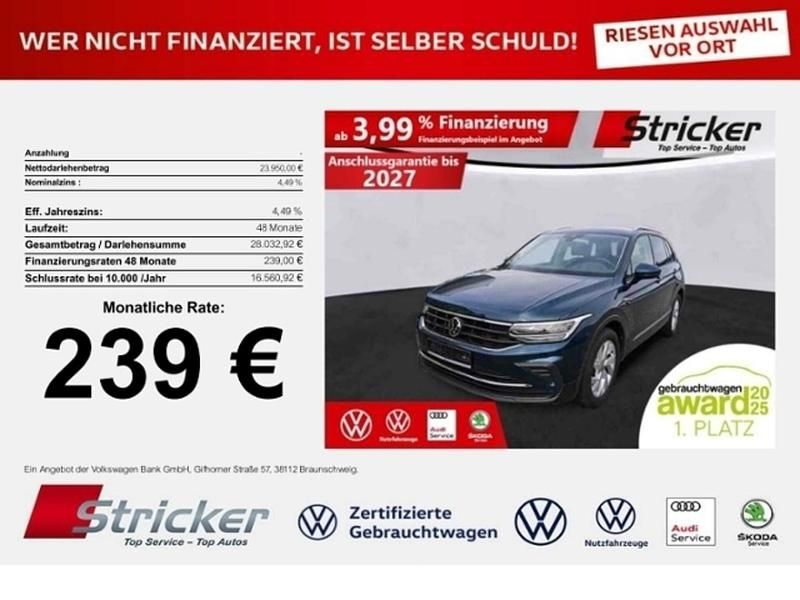 Gebraucht VW Tiguan Active 150 PS (110 kW) 2022 SUV