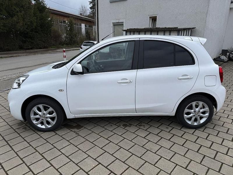 Gebraucht Nissan Micra Acenta 80 PS (58 kW) 2014 Weiß Kleinwagen