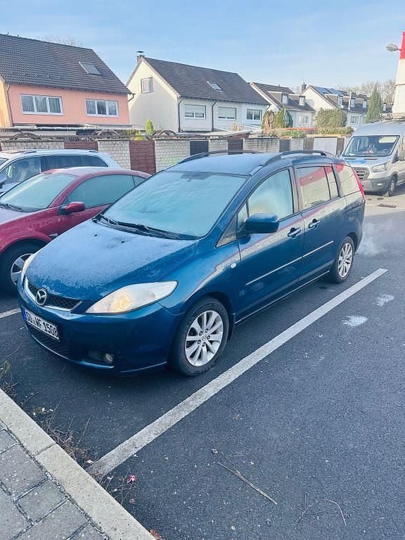 Blau Gebraucht 2006 Mazda 5 Exclusive Van / Kleinbus | 889 € (Superpreis) - Bild 1/4