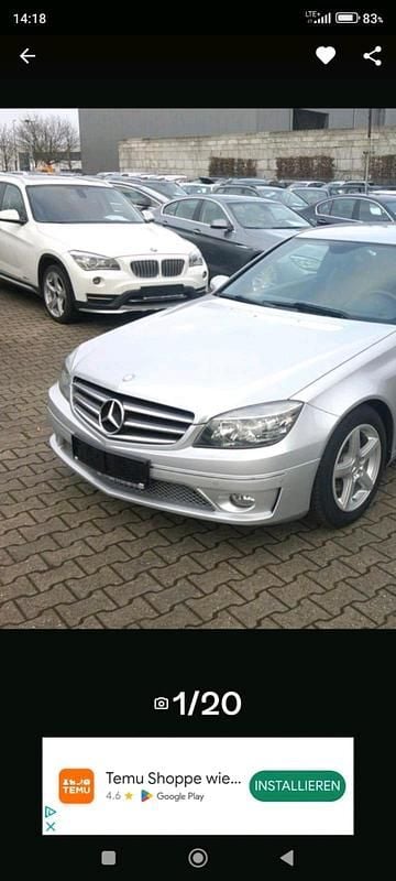 Silber Gebraucht 2010 Mercedes CLC200 Kleinwagen | 6.250 € (Guter Preis) - Bild 1/4