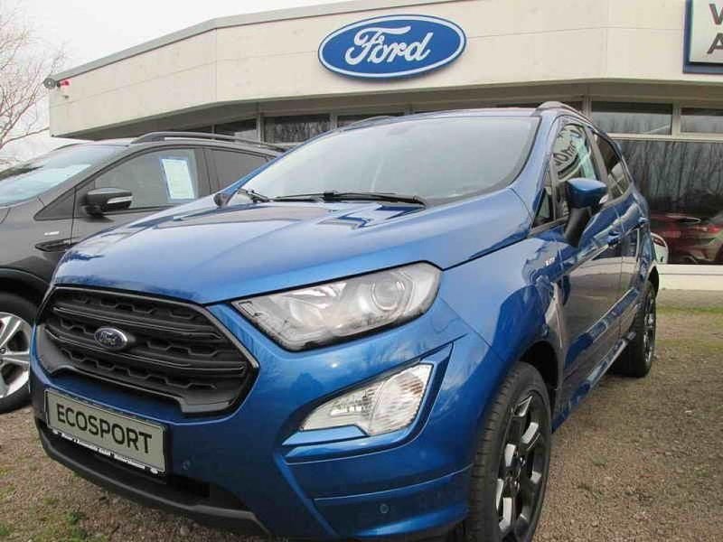 Saphirblau metallic (metallic) Gebraucht 2019 Ford Ecosport SUV | 9.500 € (Superpreis) - Bild 1/4