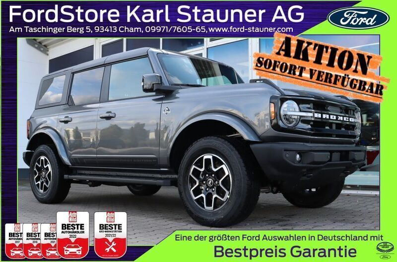 Grau Neu 2025 Ford Bronco Outer Banks SUV | 54.980 € (Superpreis) - Bild 1/4
