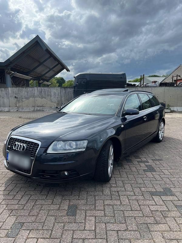 Blau Gebraucht 2007 Audi A6 S-Line Kombi | 12.490 € - Bild 1/4