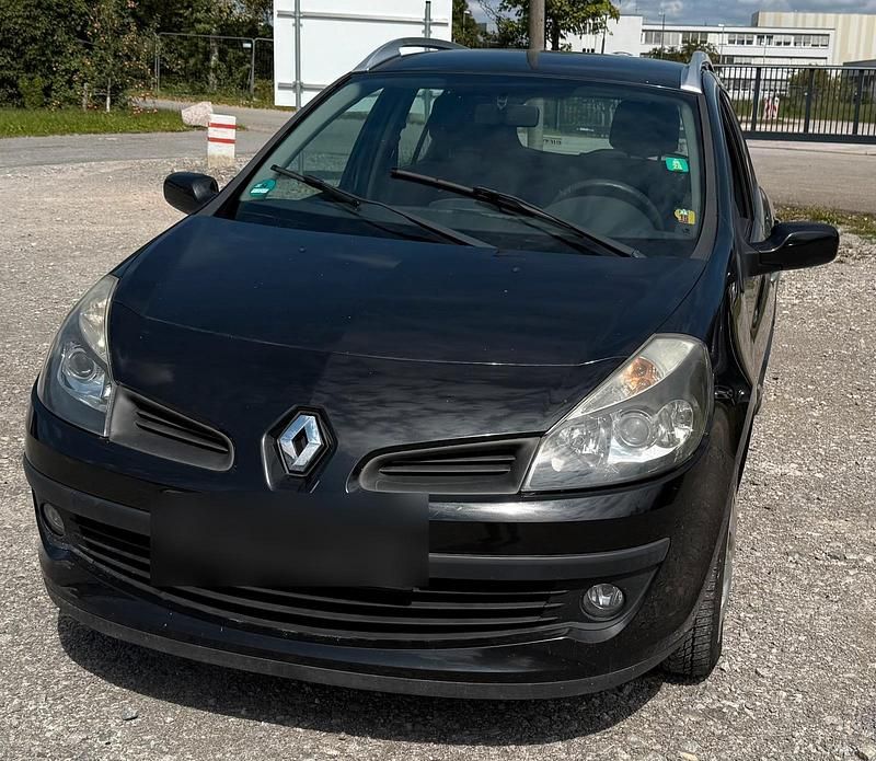 Schwarz Gebraucht 2008 Renault Clio GrandTour Kombi | 899 € - Bild 1/4