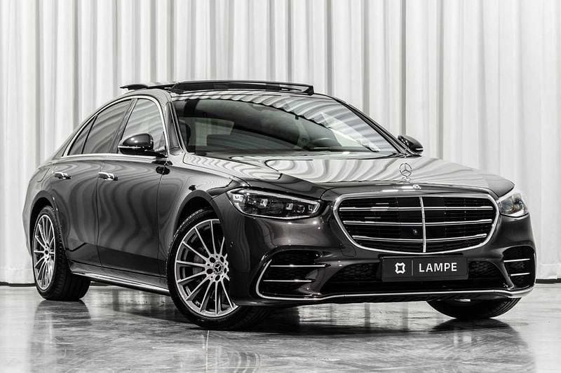 Grau Gebraucht 2022 Mercedes S580 AMG line Limousine | 89.990 € (Superpreis) - Bild 1/4
