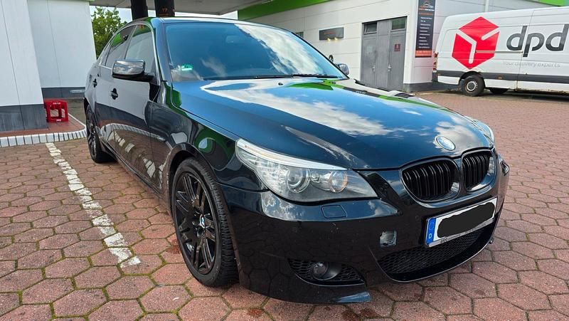 Schwarz Gebraucht 2008 BMW 525 Limousine | 7.000 € (Fairer Preis) - Bild 1/4