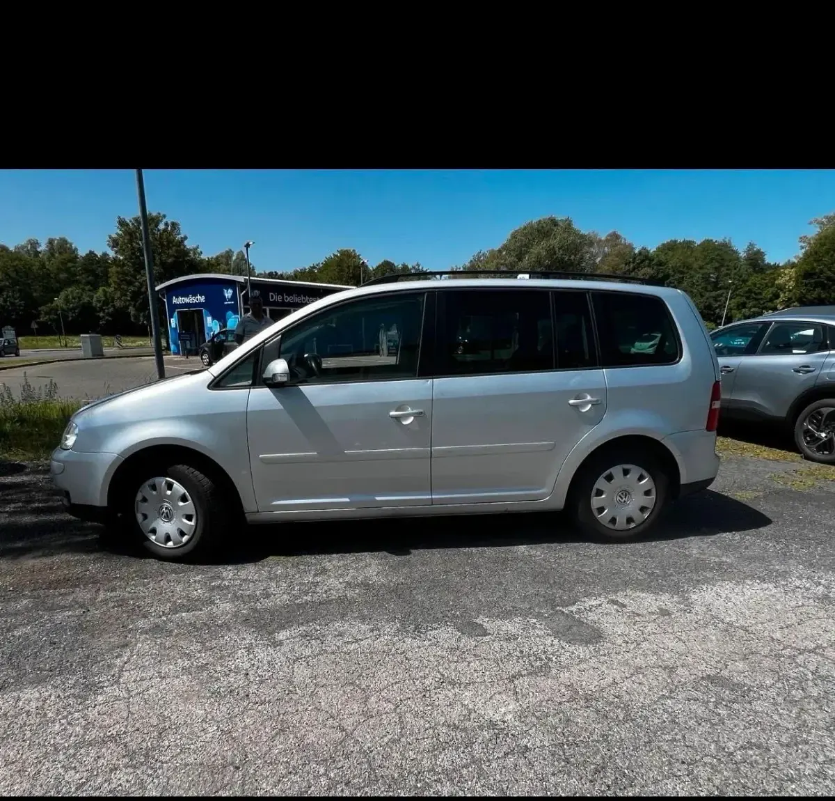 Gebraucht VW Touran 101 PS (74 kW) 2004 Silber Van / Kleinbus