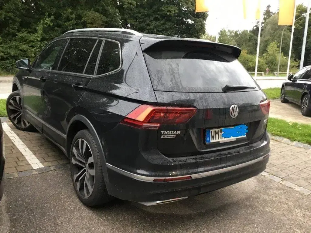 Brugt VW Tiguan Allspace R-line 239 HK (175 kW) 2019 Sort SUV