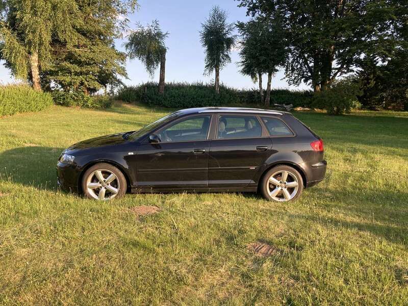 Schwarz Gebraucht 2007 Audi A3 Sportback S-Line Kombi | 3.900 € (Fairer Preis) - Bild 1/4